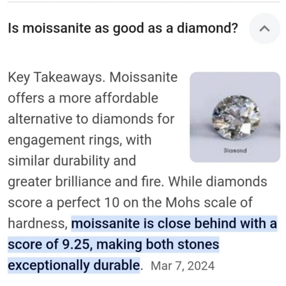 Pure New Devil Eye Moissanite Necklace women - Picture 11 of 13